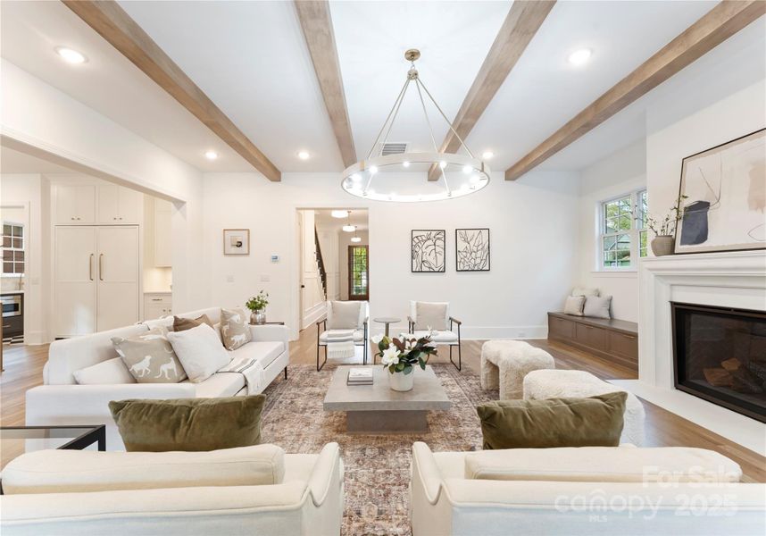 Furnished interior view inside a new home in , Charlotte (Image 38).