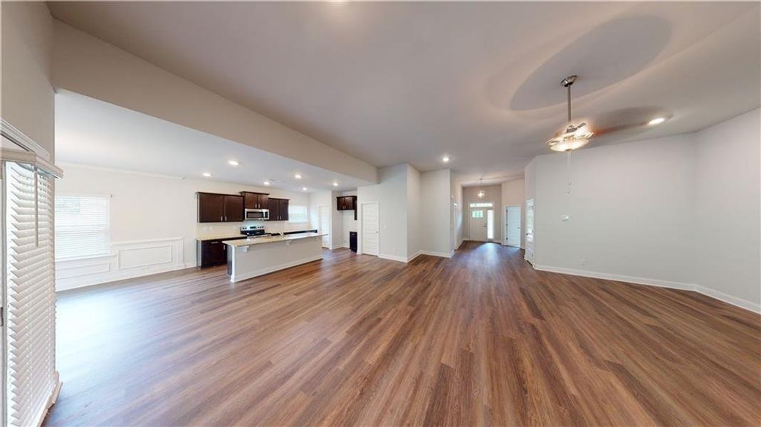 Spacious, unfurnished interior of a new home in Holliday Pass, Griffin (Image 16). Spacious, unfurnished interior of a new home in Holliday Pass, Griffin (Image 16).