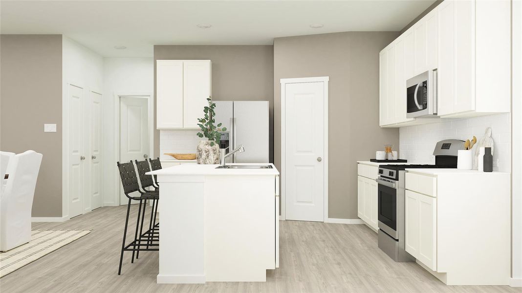 Furnished interior view inside a new home in Elm Creek, Elgin (Image 9).