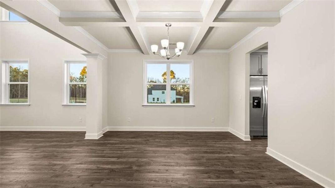 Spacious, unfurnished interior of a new home in Heritage Pointe, Senoia (Image 14). Spacious, unfurnished interior of a new home in Heritage Pointe, Senoia (Image 14).