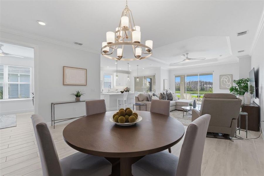 Furnished interior view inside a new home in , Wesley Chapel (Image 7). Furnished interior view inside a new home in , Wesley Chapel (Image 7).