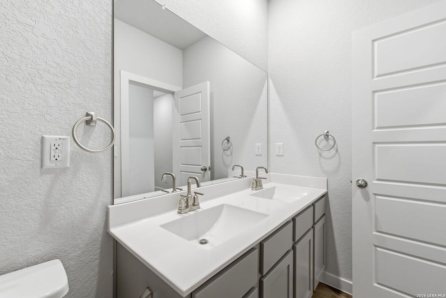 Furnished interior view inside a new home in , New Braunfels (Image 9).