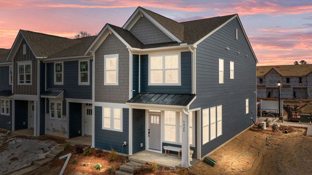 In-progress construction of a new home in Odell Park, Charlotte, NC (Image 18).