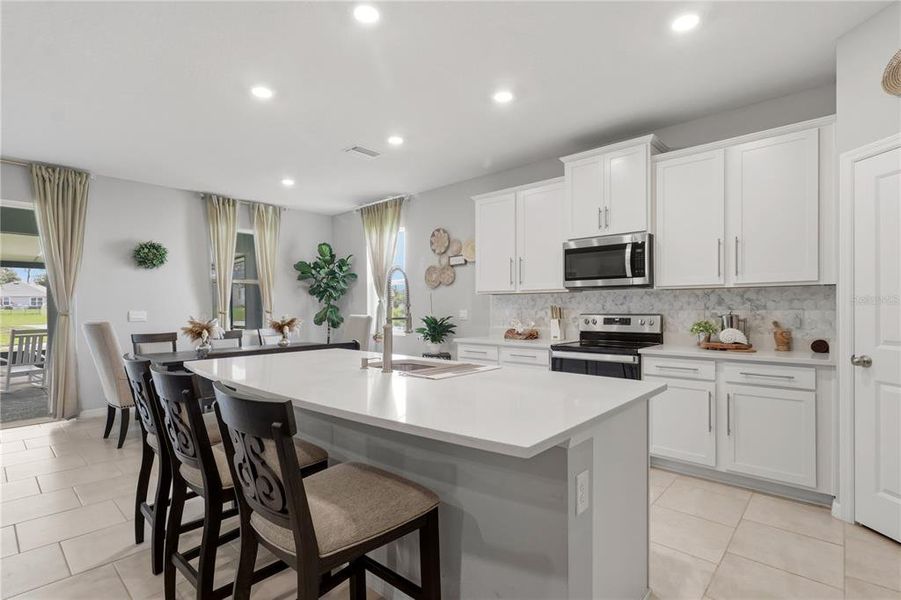 Furnished interior view inside a new home in , San Antonio (Image 9).