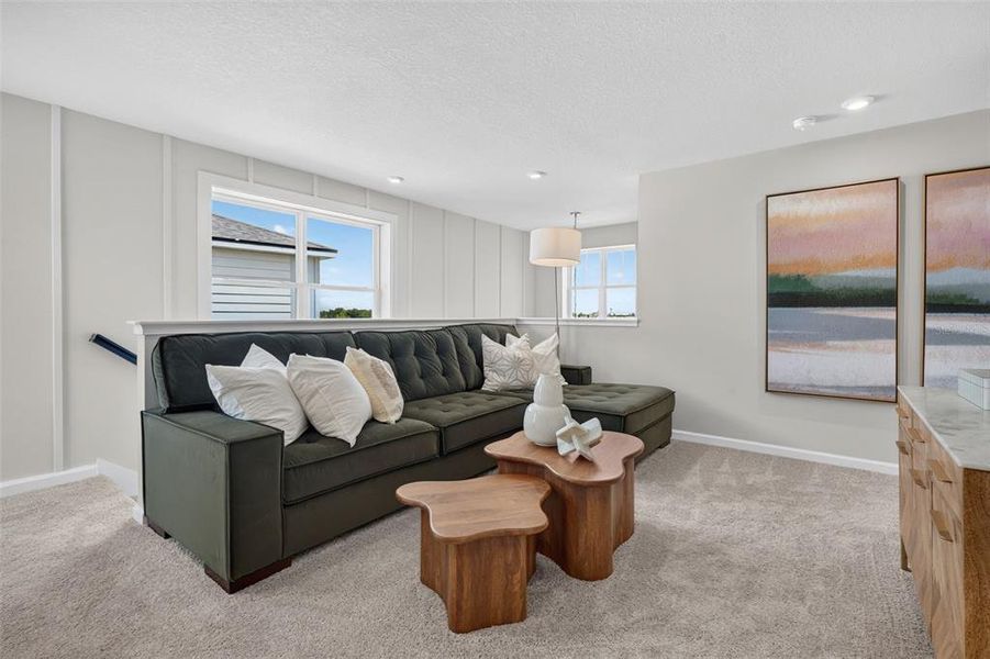 Furnished interior view inside a new home in Pasadena Ridge Master, Dade City (Image 23).