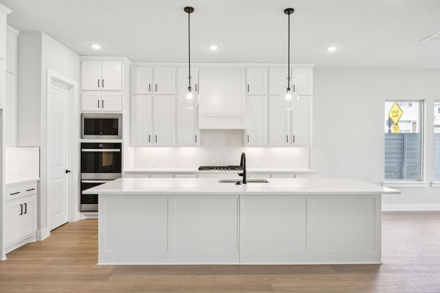 Furnished interior view inside a new home in Painted Tree Lakeside, McKinney (Image 9).