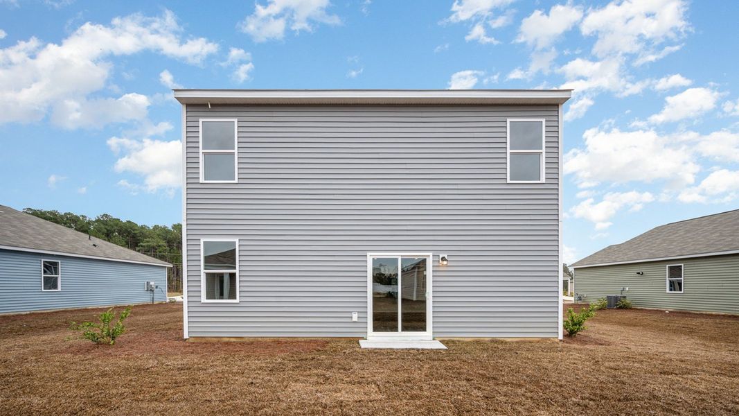 Representative exterior photo of a completed home built from the WREN by D.R. Horton in Vineyard Trail, Jacksonville, NC (Image 16).