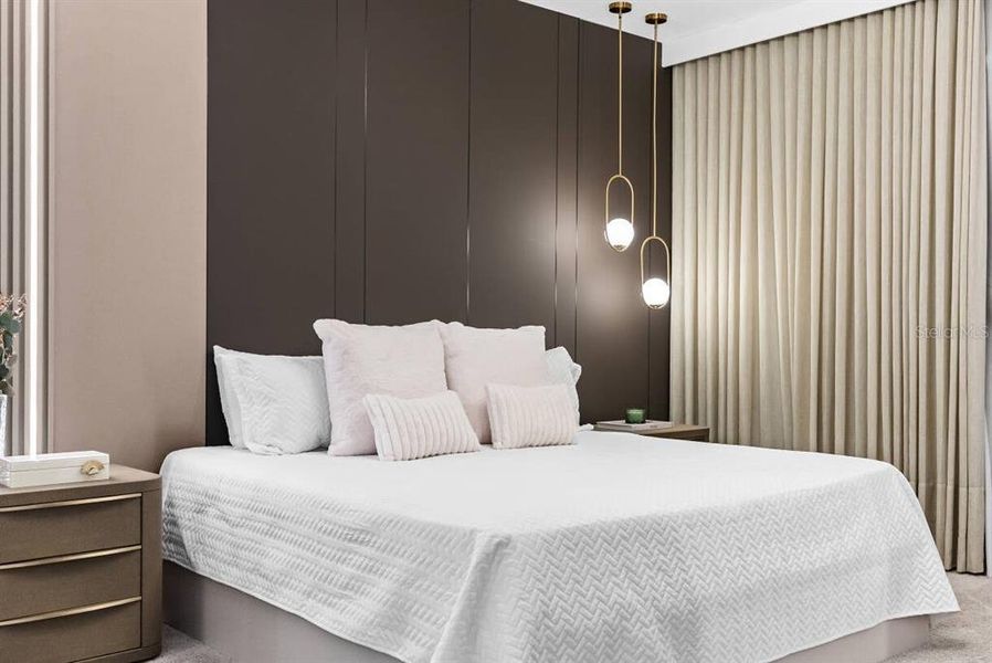 Furnished interior view inside a new home in , Davenport (Image 26).