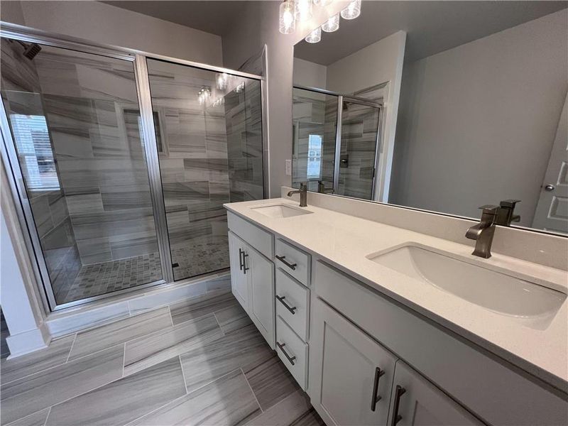 Furnished interior view inside a new home in , Norcross (Image 11).