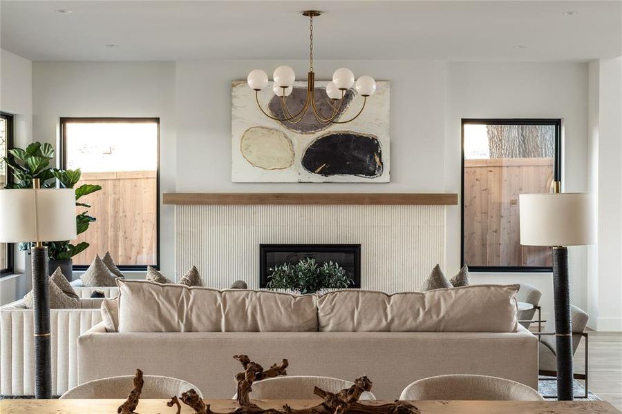 Furnished interior view inside a new home in , Dallas (Image 14).