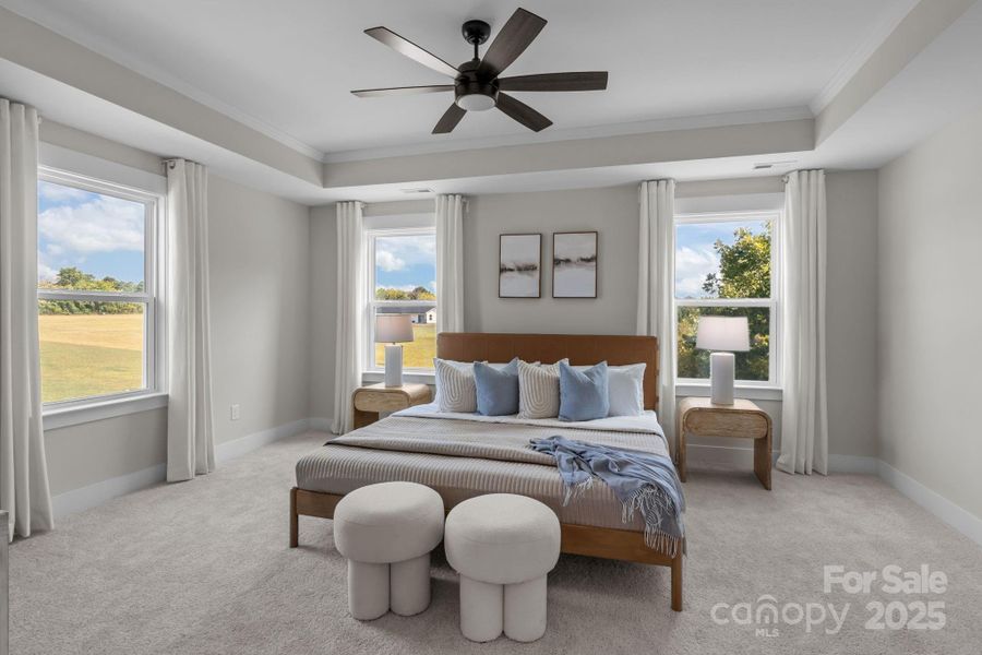 Furnished interior view inside a new home in , Lincolnton (Image 27).