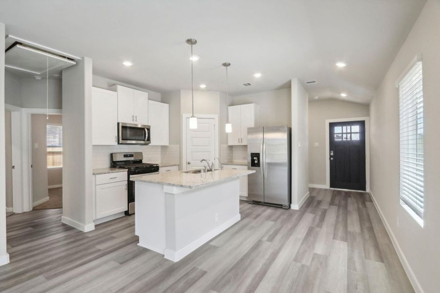 Photo is not of the actual home, but is an inspirational photo of builder’s model home and may depict options, furnishings, and/or decorator features that are not included