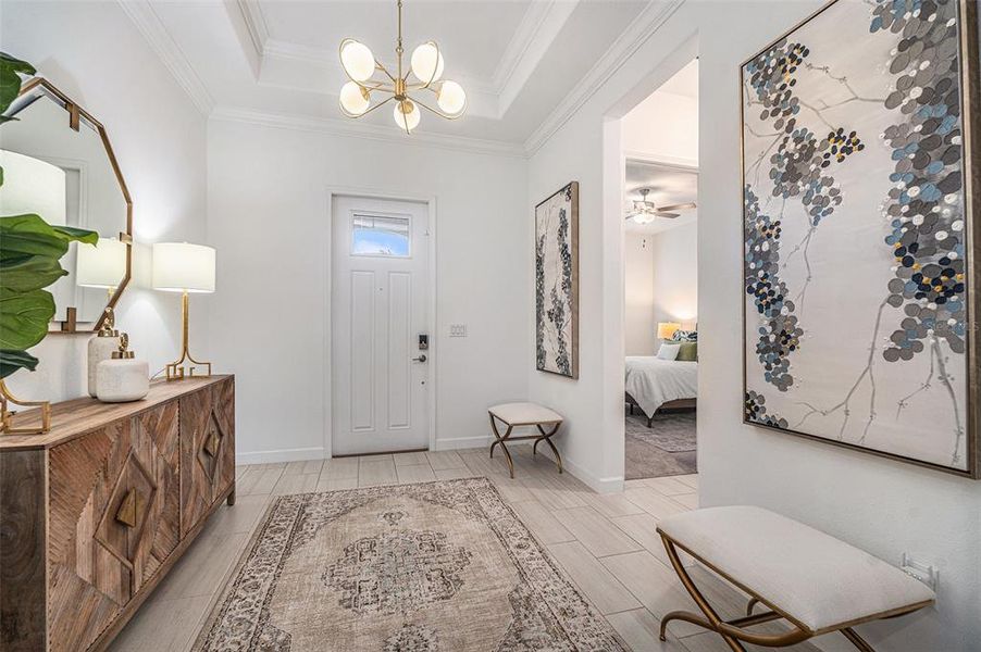 Furnished interior view inside a new home in , Wimauma (Image 31).