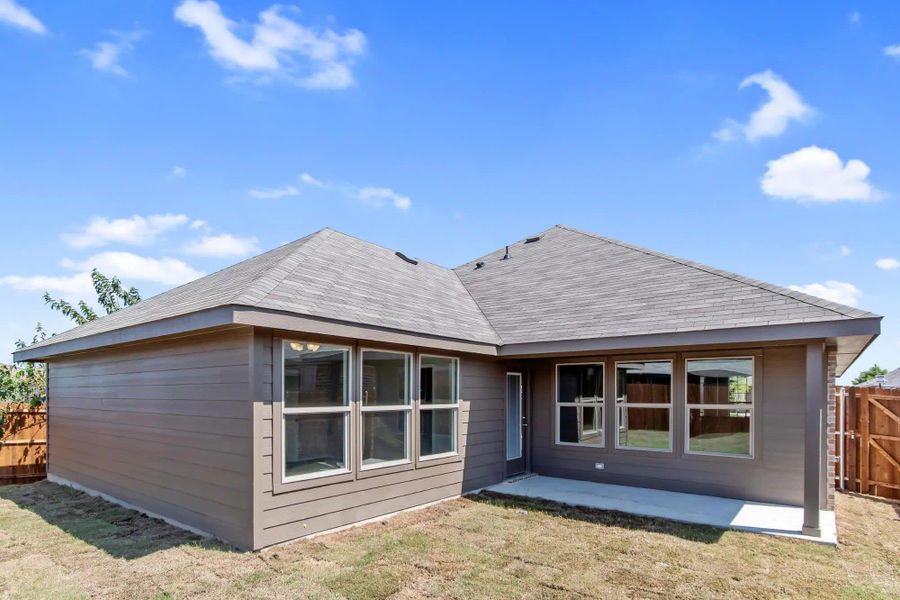 Rear Exterior | Concept 1638 at Chisholm Hills in Cleburne, TX by Landsea Homes