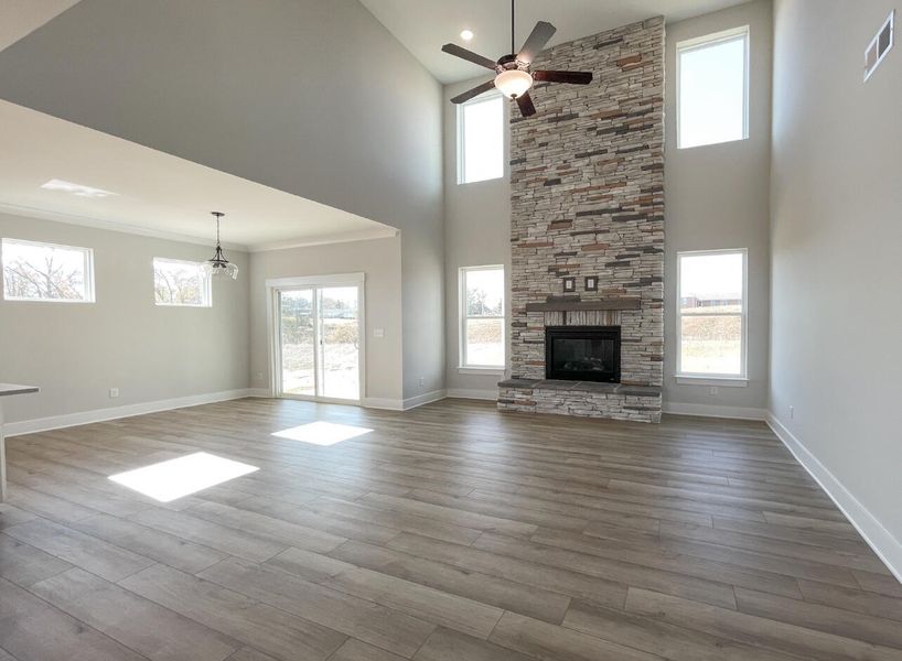 Spacious, unfurnished interior of a new home in Founders Club, Moore (Image 16).