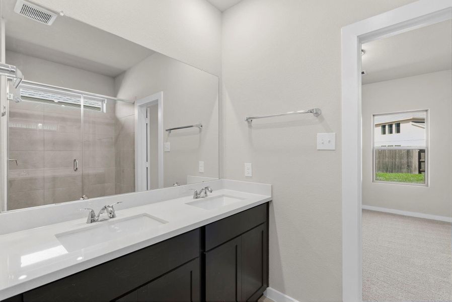 Furnished interior view inside a new home in Windrose Green, Angleton (Image 6).