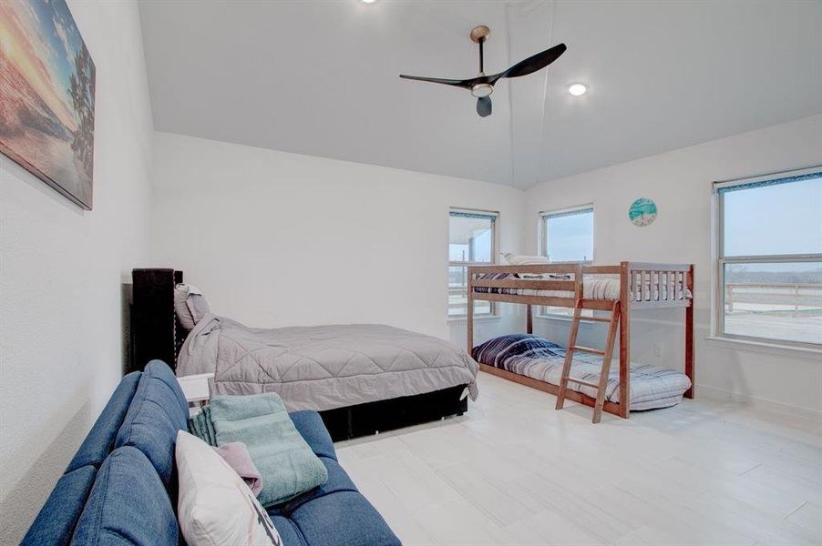 Bedroom - can support multiple beds, or be one large suite.