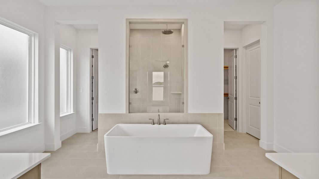 Furnished interior view inside a new home in Reserve at Berry Bay, Wimauma (Image 8).