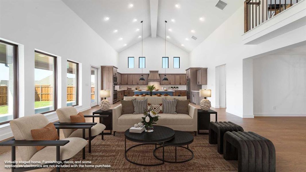 Furnished interior view inside a new home in Terraces 82'/100', Rockwall (Image 11).