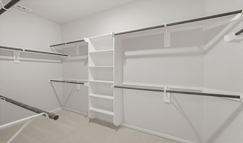 Huge owner's walk-in closet