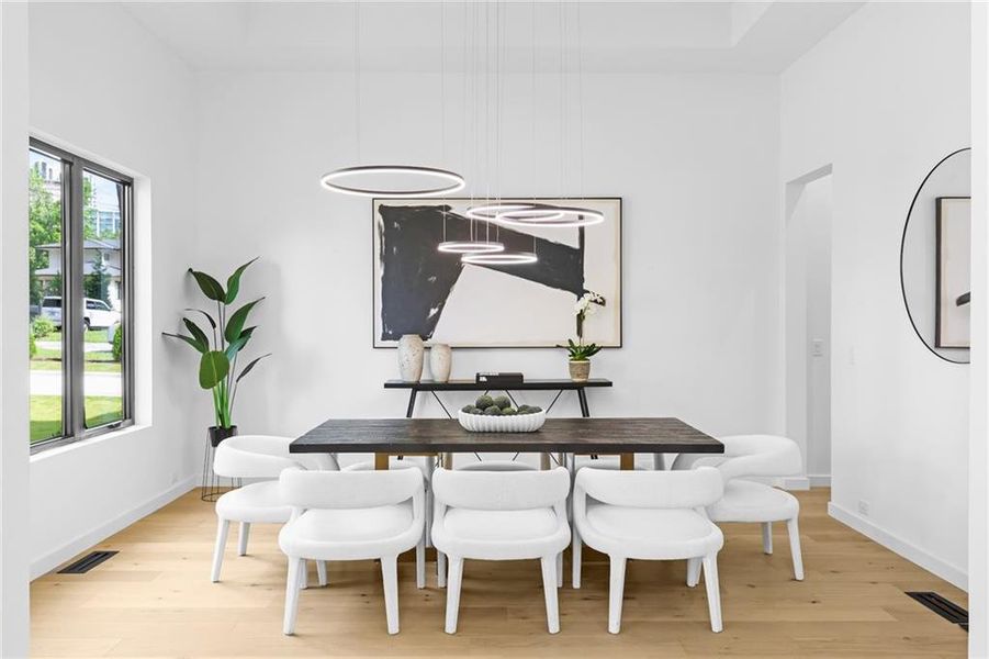 Furnished interior view inside a new home in , Atlanta (Image 5).