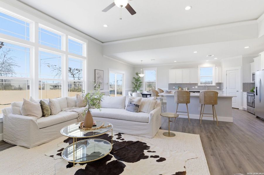 Furnished interior view inside a new home in Lonesome Dove, San Antonio (Image 35).