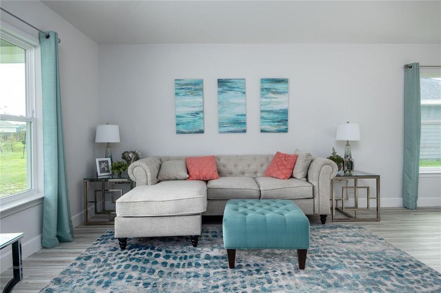 Furnished interior view inside a new home in Savannah Station, Alachua (Image 9).