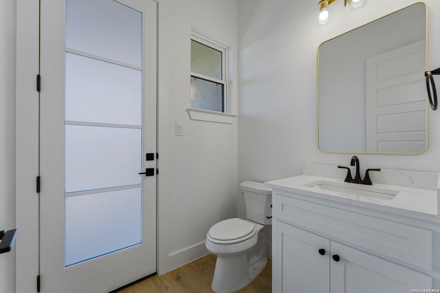 Furnished interior view inside a new home in , New Braunfels (Image 12).