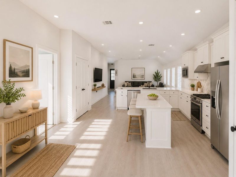 Virtually Staged -Kitchen
