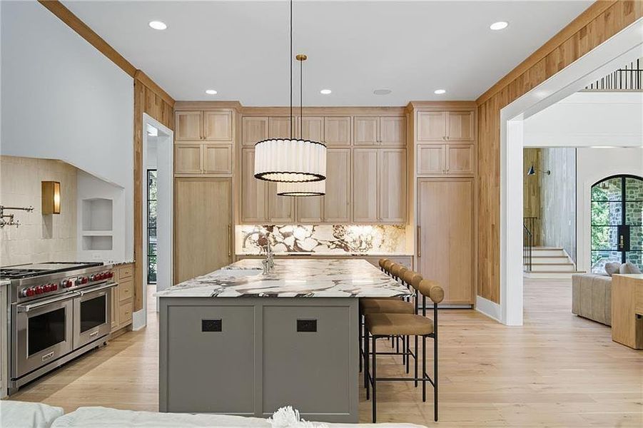 Furnished interior view inside a new home in Crossroads, Alpharetta (Image 42).