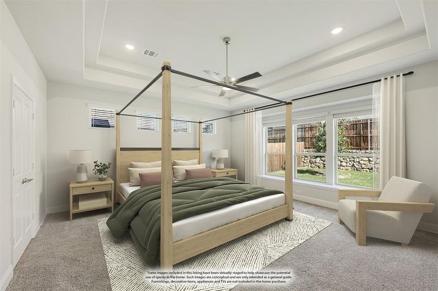 Furnished interior view inside a new home in Legacy Ranch Classic 60, Melissa (Image 16).