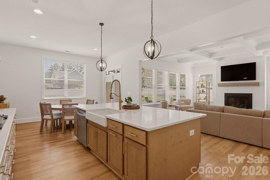 Furnished interior view inside a new home in , Mooresville (Image 6).