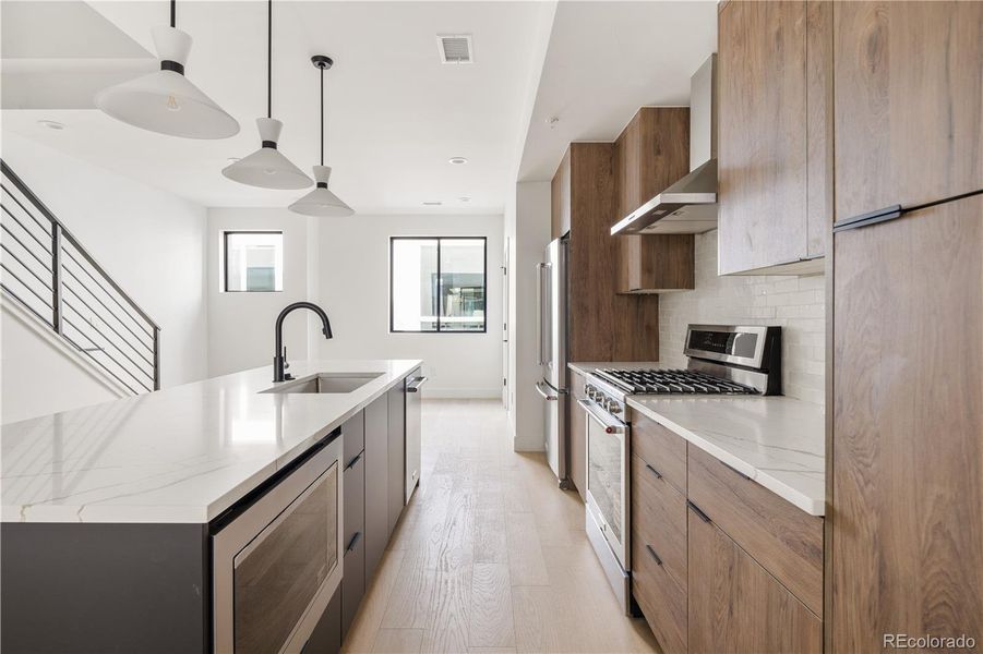 Furnished interior view inside a new home in , Denver (Image 2).