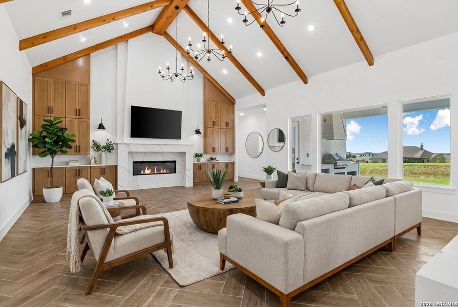 Furnished interior view inside a new home in , La Vernia (Image 12).