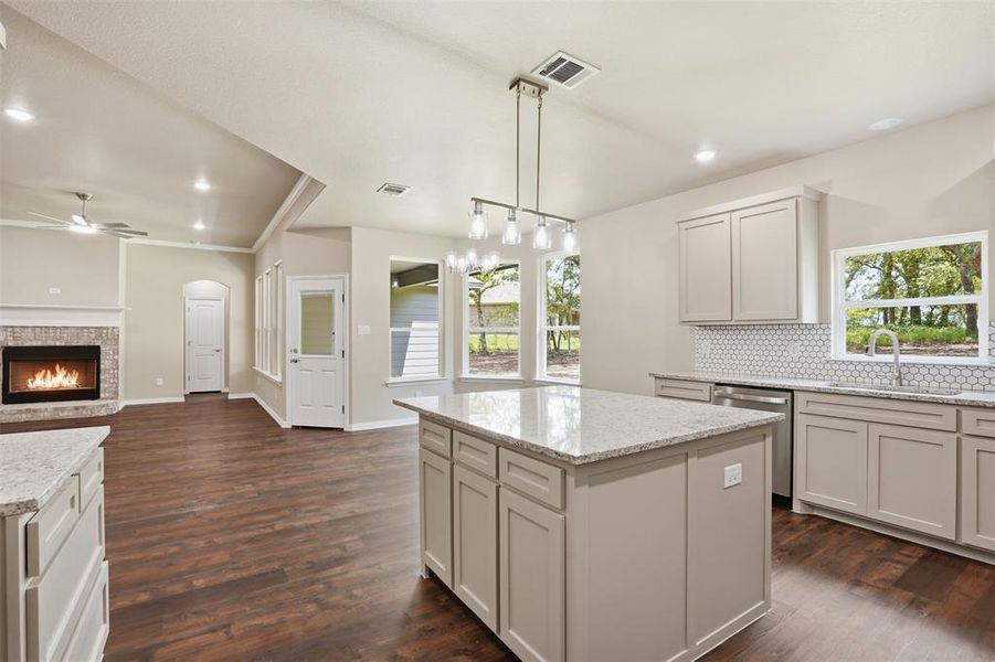 Furnished interior view inside a new home in , Cleburne (Image 3). Furnished interior view inside a new home in , Cleburne (Image 3).