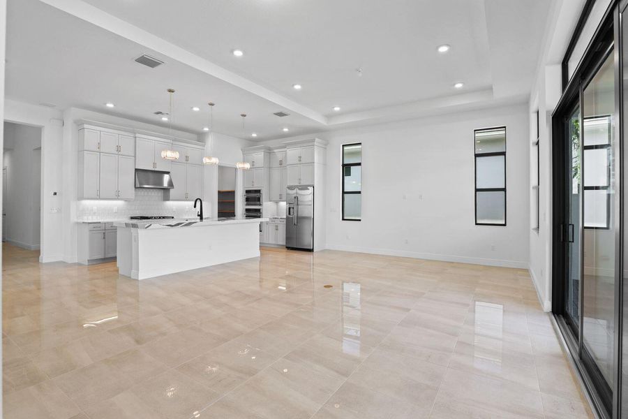 Furnished interior view inside a new home in Cresswind Palm Beach at Westlake, Westlake (Image 4).