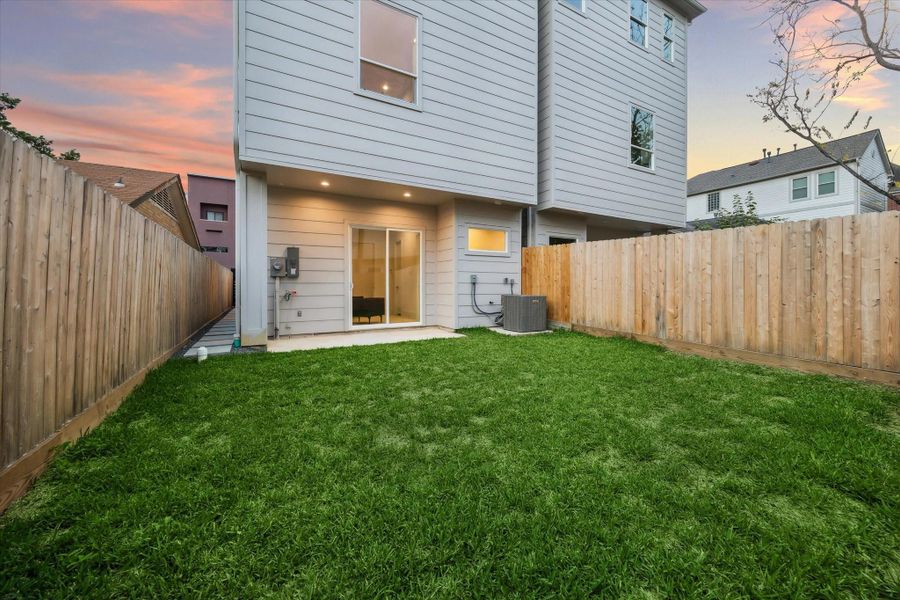 Exterior details and patio area of a home in , Houston (Image 3). Exterior details and patio area of a home in , Houston (Image 3).