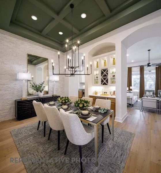 Furnished interior view inside a new home in Cambridge Crossing, Celina (Image 24).