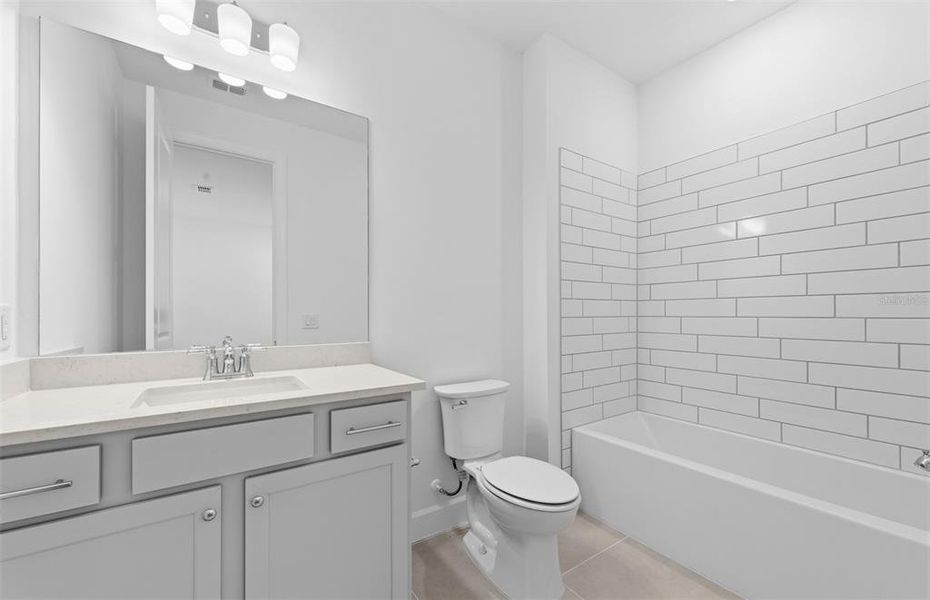 Furnished interior view inside a new home in Reagan Landing, Bradenton (Image 8).