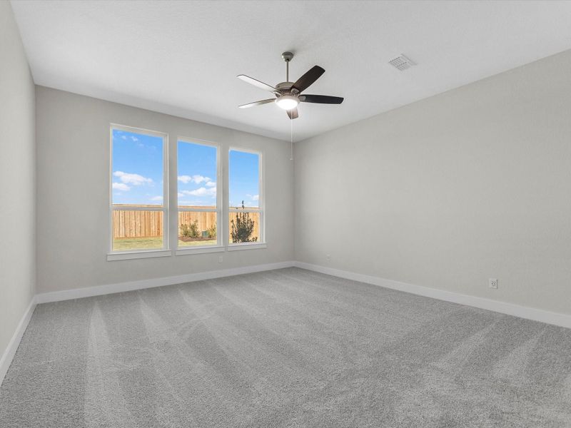 Spacious, unfurnished interior of a new home in Dunham Pointe 60′, Cypress (Image 16).