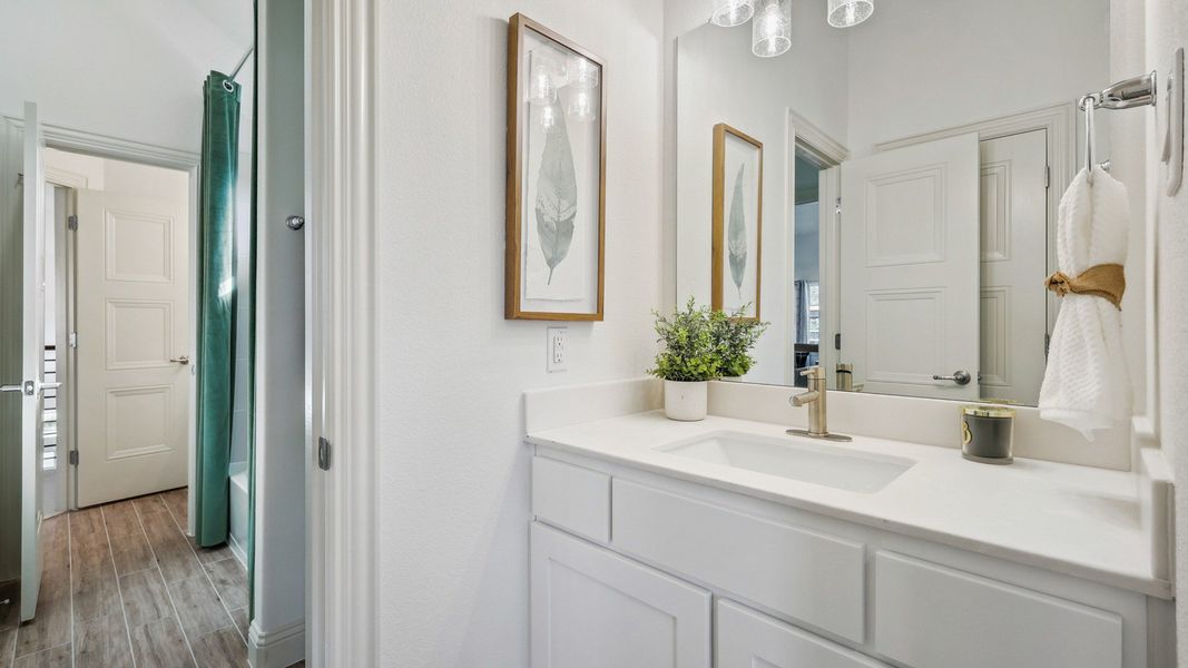 Furnished interior view inside a new home in Solterra Texas, Mesquite (Image 31).
