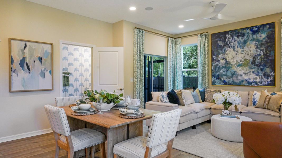 The Dining and Living Room
