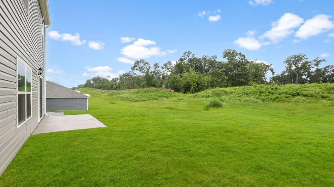 Exterior details and patio area of a home in Treemont Commons, Wellford (Image 23). Exterior details and patio area of a home in Treemont Commons, Wellford (Image 23).