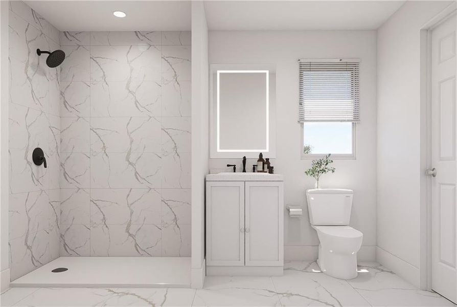 Furnished interior view inside a new home in , Macon (Image 6).