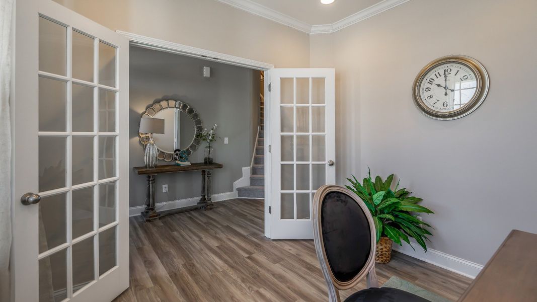 Representative furnished interior of a home built from the Cameron by DRB Homes in The Farm at Neill's Creek, Lillington (Image 9).
