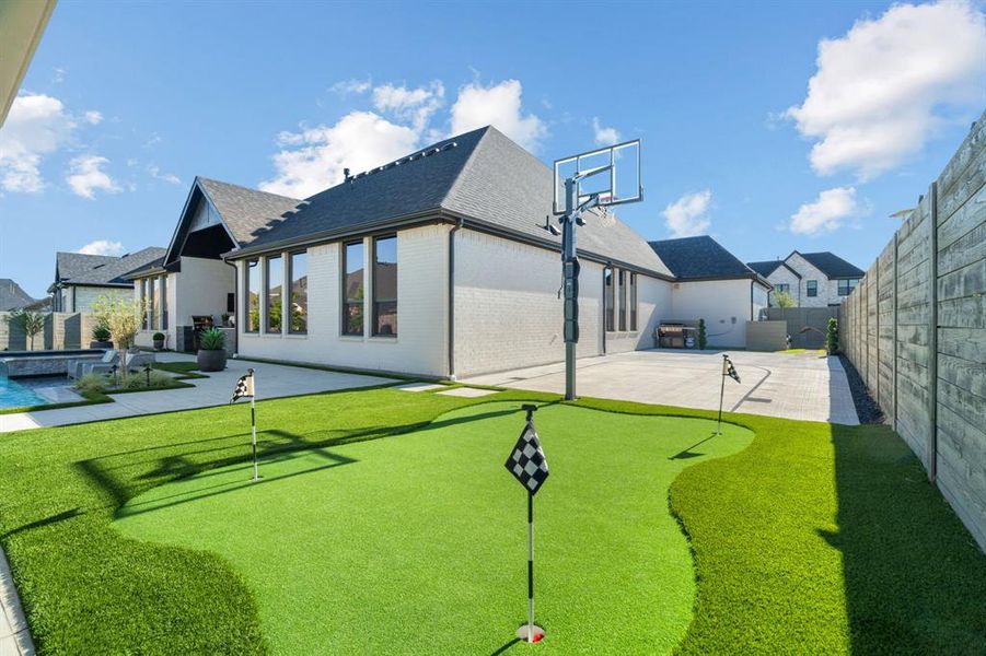 Exterior details and patio area of a home in , Argyle (Image 3).