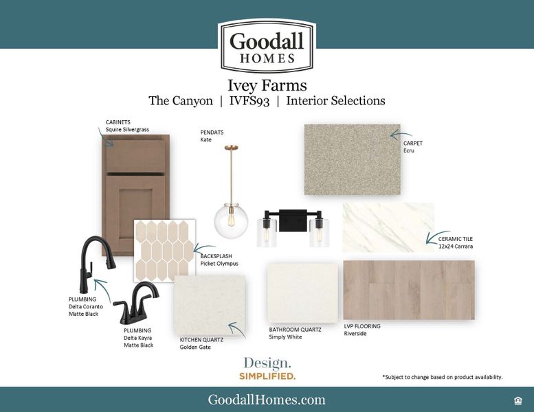 Sample of building materials used in homes in Ivey Farms, Farragut (Image 33). Sample of building materials used in homes in Ivey Farms, Farragut (Image 33).