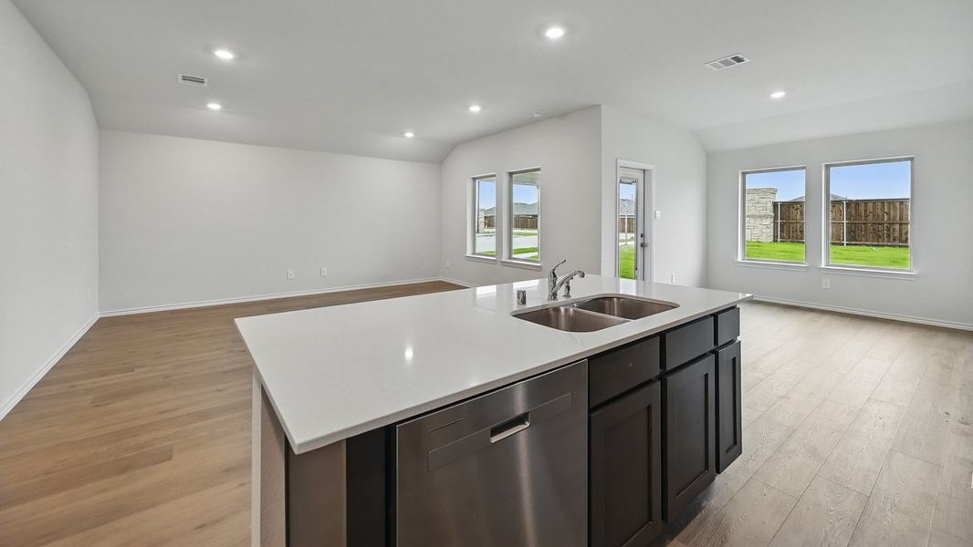 Furnished interior view inside a new home in Stonewyck Farms, Ennis (Image 4).