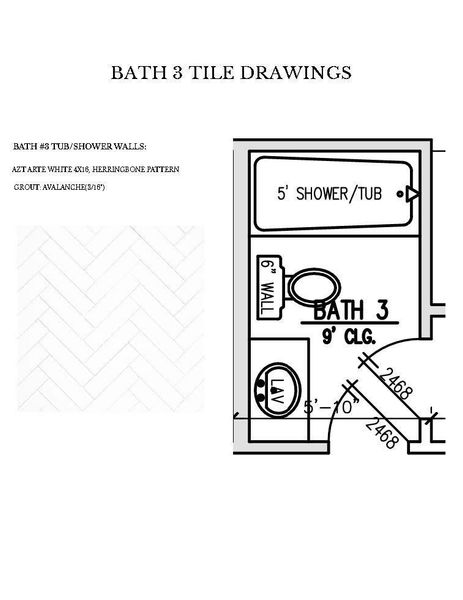 2D floor plan layout of this home in Two Step Farm, Montgomery, TX (Image 4).