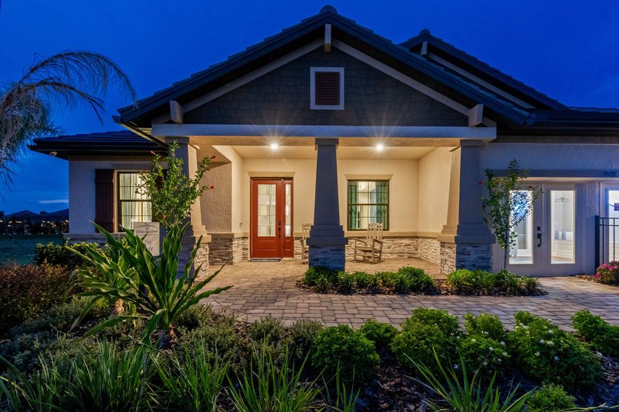 Representative exterior photo of a completed home built from the Joyce by William Ryan Homes in River Preserve Estates, Parrish, FL (Image 25).